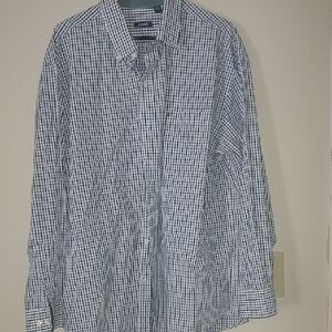 IZOD Men's Blue Checkered Shirt